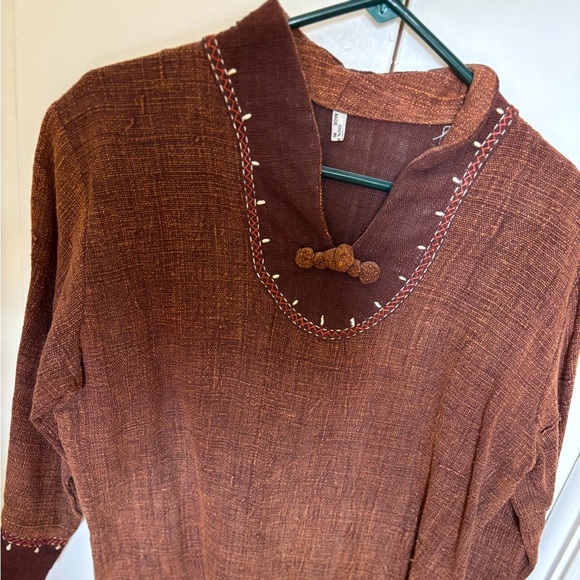 Tops - Embroidered top made in Thailand. Small